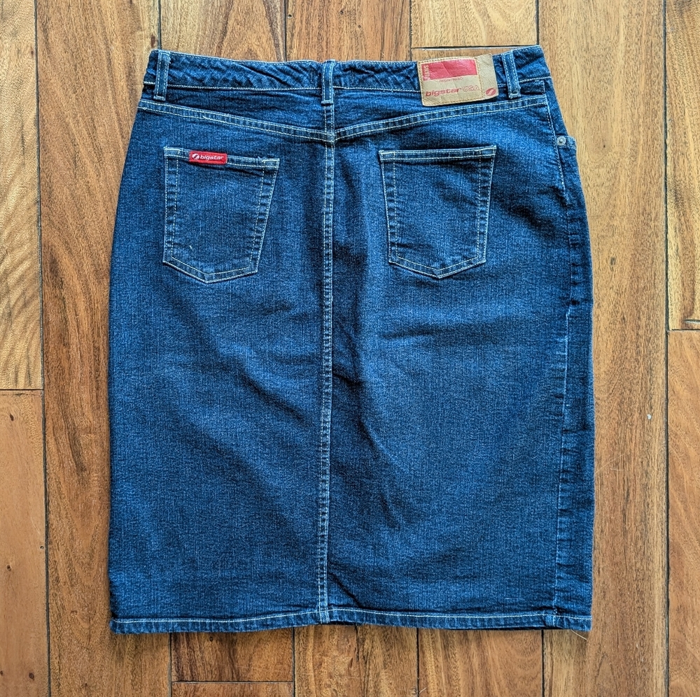 Bigstar Wild West Denim Skirt (44)